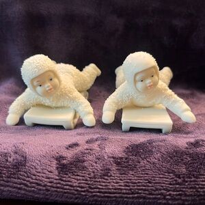 Dept 56 Snowbabies: HOLD ON TIGHT #79561 Retired